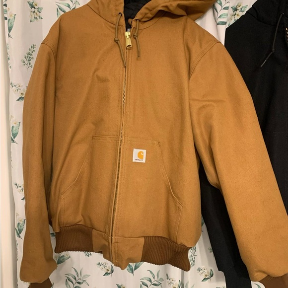 Carhartt Brown Hooded Jacket - Picture 1 of 2